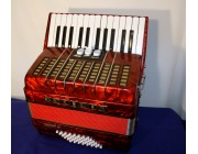 Delicia 26 key 48 bass in Red